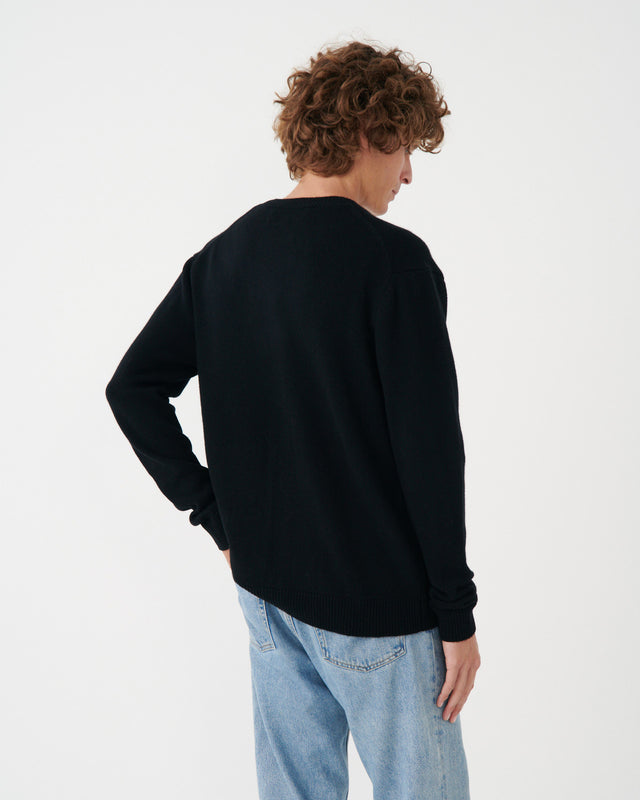 POCKET CARDIGAN BLACK