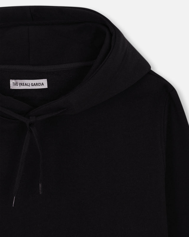 HOODED SWEAT  BLACK