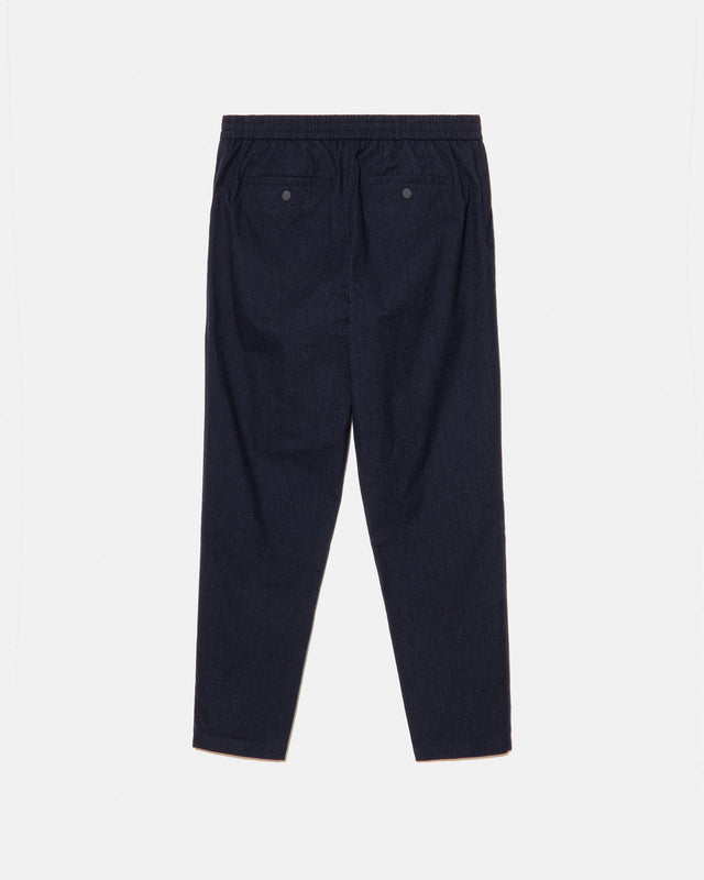 THE RELAXED COTTON FLANNEL PANTS NAVY
