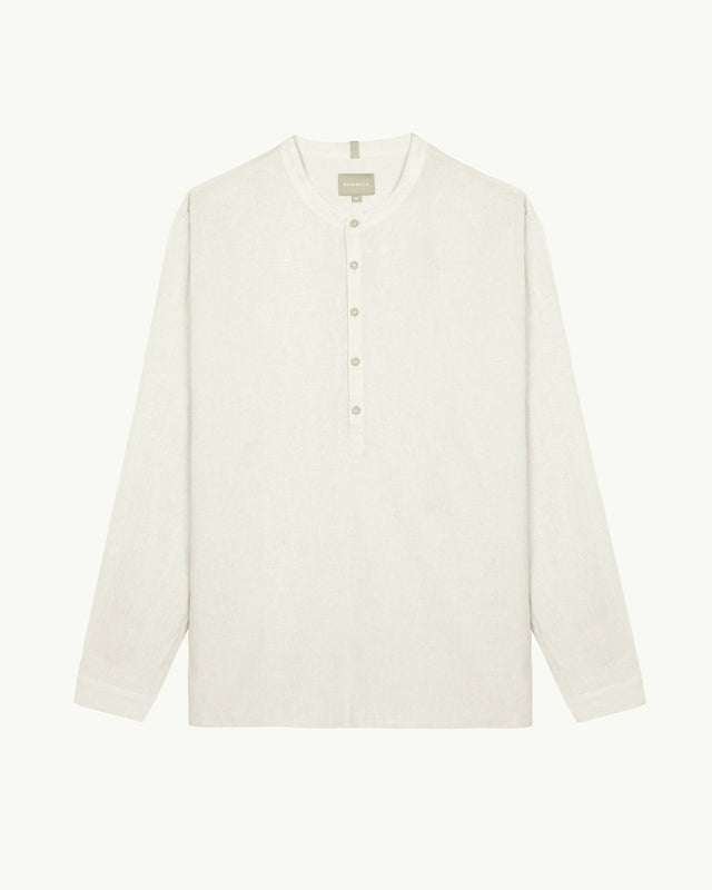 BENIBECA - CAMISA CUELLO MAO MAOLONG BONE HUESO