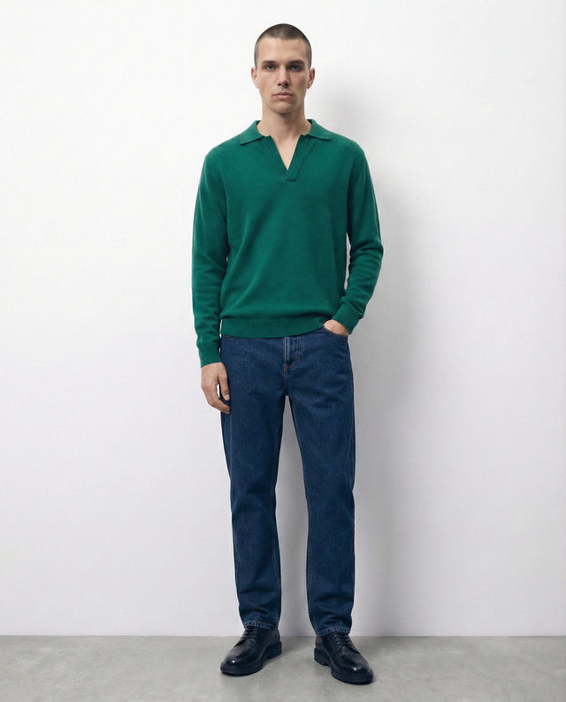 JERSEY DE POLO VERDE BOSQUE