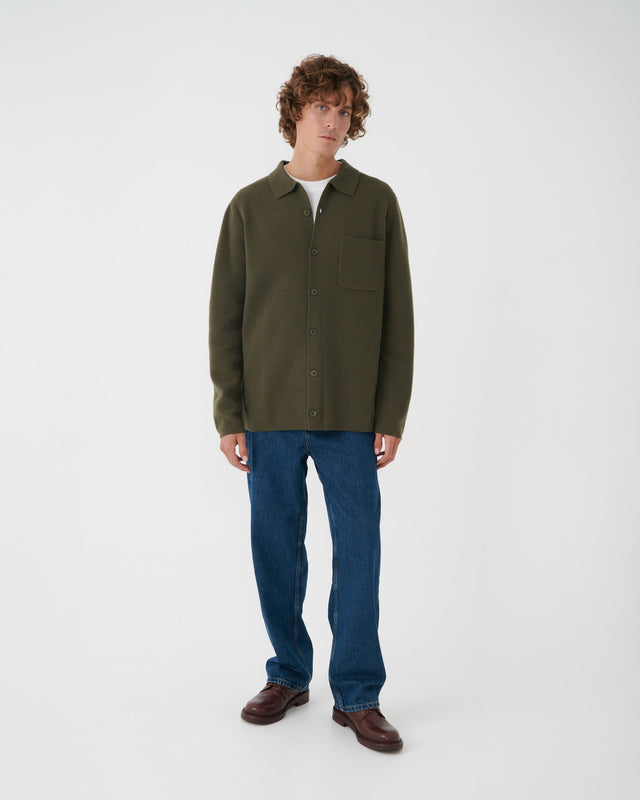 SOBRECAMISA DE PUNTO KHAKI