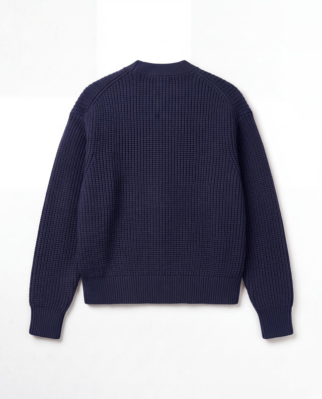 CARDIGAN CANALE CON CREMALLERA NAVY