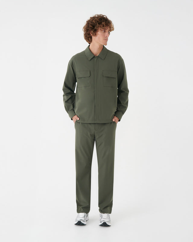 BONDED - SOBRECAMISA TÉCNICA KHAKI