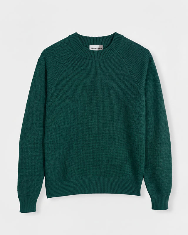 JERSEY DE CUELLO REDONDO VERDE BOSQUE