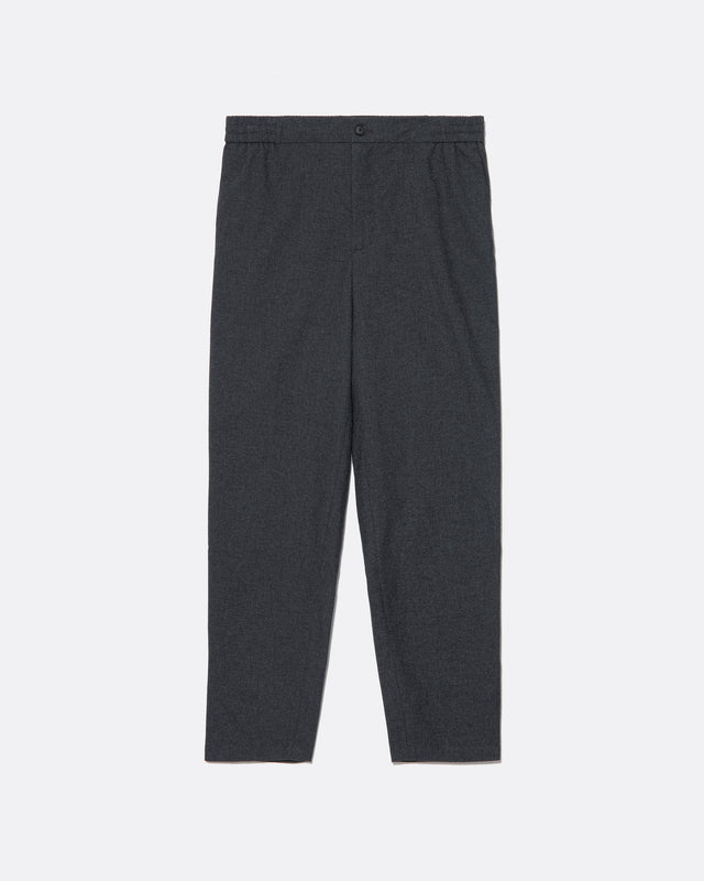 THE RELAXED COTTON FLANNEL PANTS GREY