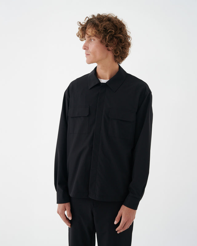 BONDED - SOBRECAMISA TÉCNICA NEGRA