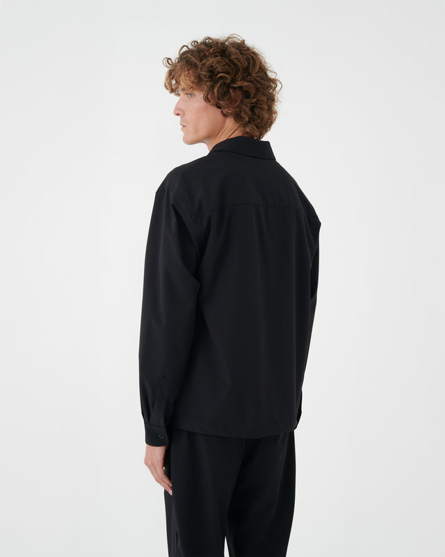 BONDED - SOBRECAMISA TÉCNICA NEGRA