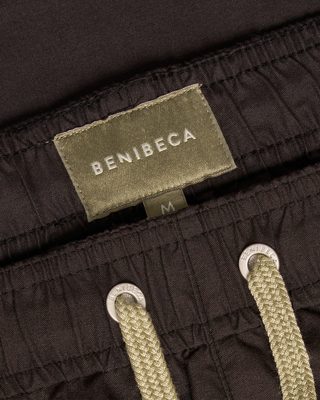 BENIBECA - SHORT DE BAÑO LARGO MEDIO NERO