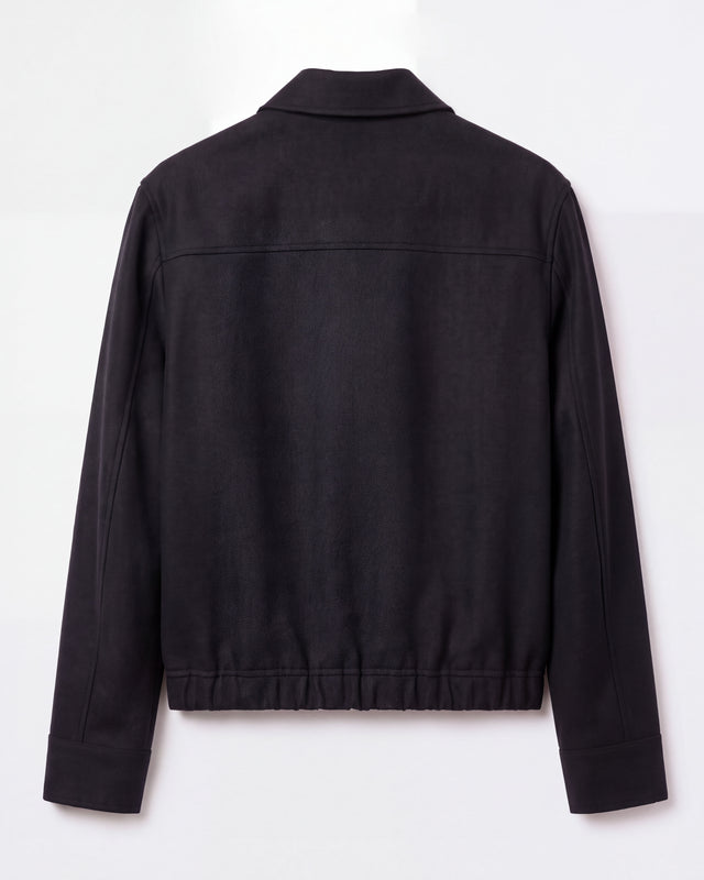 CHAQUETA DE LANA FRIA NEGRA